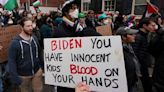From White House to West Coast, cease-fire protests follow Biden across US