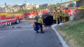 6 injured in two-vehicle rollover crash in Southern California