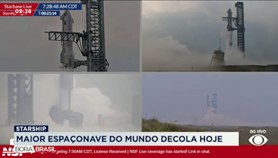 Maior espaçonave do mundo decola hoje