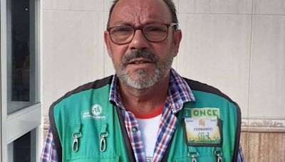 'El escopeta', un veterano vendedor de la ONCE, reparte en Málaga 6,3 millones de euros: "Mis clientes son fenómenos"