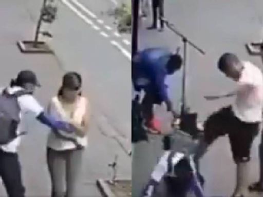 Propinan golpiza a hombre que picaba con una jeringa a mujeres en Ecuador. VIDEO