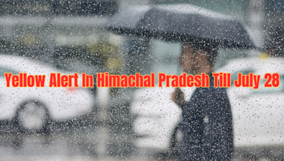 Yellow Alert In Himachal Pradesh Until July 28; 15 Roads Closed Due To Heavy Rainfall