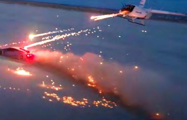 YouTuber Alex Choi charged over stunt where fireworks were shot at Lamborghini from helicopter