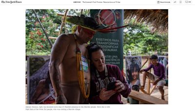 亞馬遜部落有網路了！首領曝「居民行為巨變」憂心未來