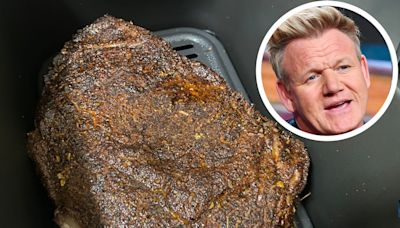 I tried Gordon Ramsay's recipe for air-fryer steak, and I got a perfect result in 20 minutes