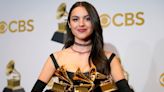 Olivia Rodrigo Thanks Recording Academy While Arranging Her 3 Grammys on a Bookshelf at Home — Watch!