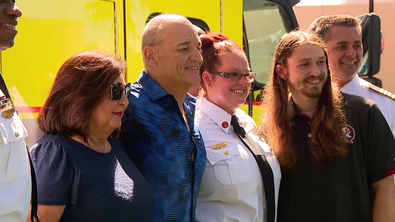 Bay Area heart attack survivor meets good Samaritan, first responders who saved his life