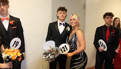 Pitman High School students at their promenade at the high school