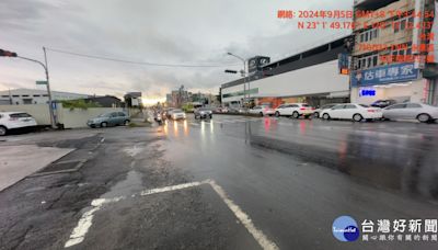 台南午後強降雨 雨勢趨緩即退水