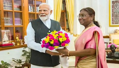 PM Narendra Modi, Amit Shah and other BJP leaders extend wishes to President Murmu on her 66th birthday