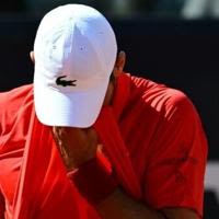 Hard times: Novak Djokovic
