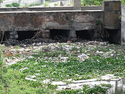Plastic waste chokes Perumpallam Canal in Erode