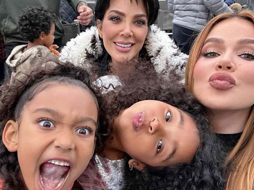 Khloé Kardashian Poses with True, Chicago and Mom Kris Jenner at North West’s “Lion King ”Performance