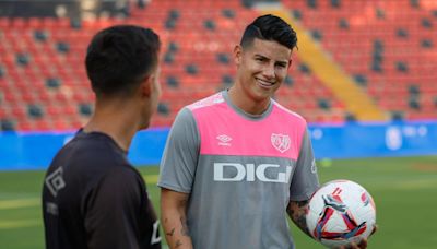 El posible debut de James, gran atracción del Rayo ante Osasuna