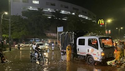 Aguacero en Cali provocó 150 emergencias que superaron por completo hacia la medianoche