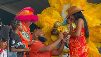 WATCH: New Orleans couple gets engaged at Jazz Fest