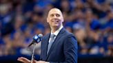 Everything new UK basketball coach Mark Pope said during his Rupp Arena introduction