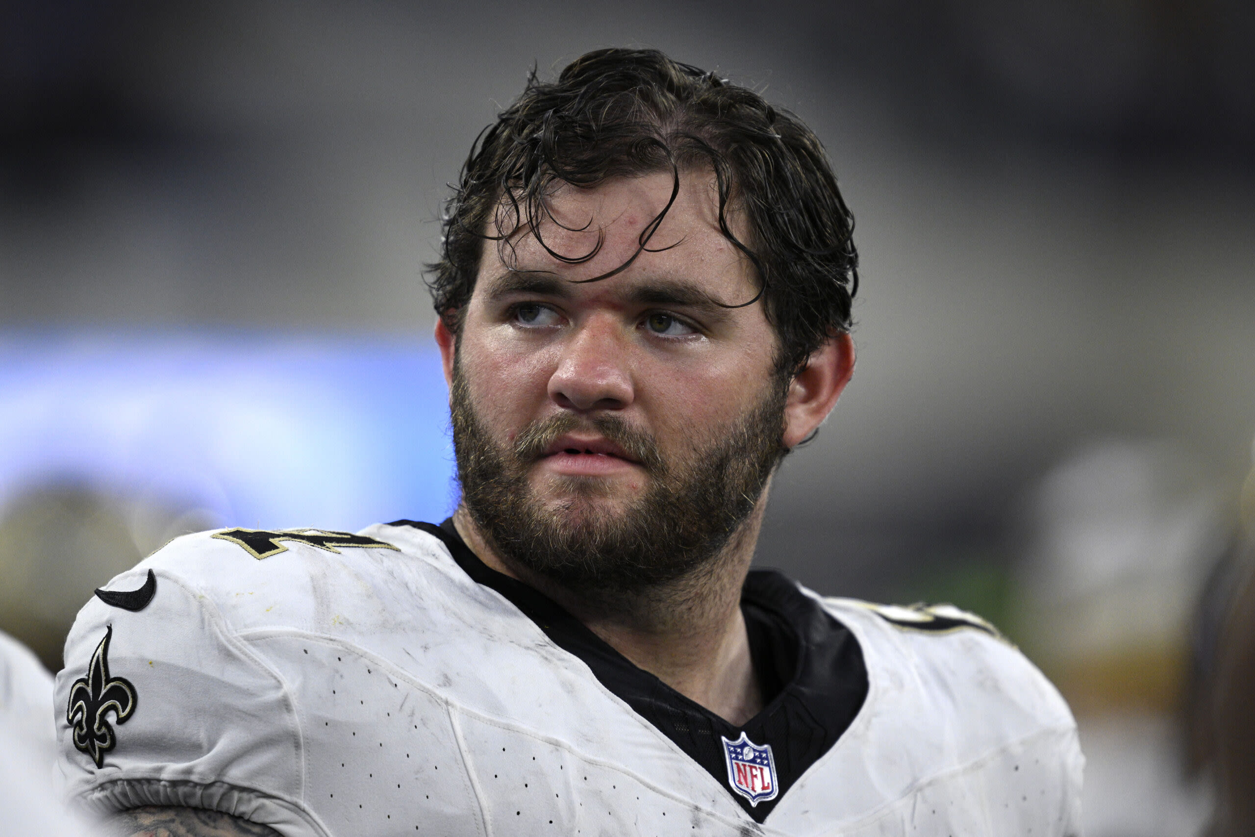 Nick Saldiveri taking all first-team reps in Saints left guard competition