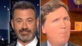 Jimmy Kimmel Taunts Tucker Carlson With Supercut Of His Own Dumbest Segments