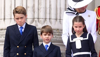 Prince George Went Full Big Brother While Correcting Prince Louis at Trooping the Color