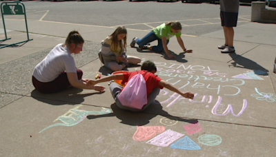 La Crosse YMCA recognizes mental health awareness month through sidewalk chalk art