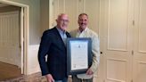Pat Pasterick awarded Sagamore of the Wabash by Gov. Holcomb