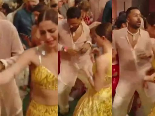 Hardik Pandya, Ananya Pandey Take Dance Floor By Storm At Anant Ambani-Radhika Merchant Wedding - Watch