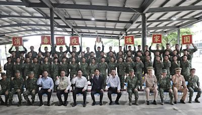 影／賴清德視導陸軍39化兵群及203旅 感謝官兵防災貢獻