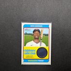 2023 Topps Heritage High CLUBHOUSE COLLECTION NICK GORDON Twins 實戰球衣卡