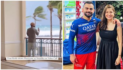 Is Virat Kohli giving Anushka Sharma Barbados hurricane updates in this video? Fans call him the ‘ultimate pookie’