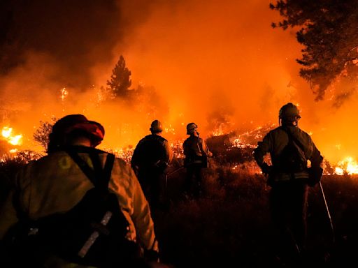 California wildfires: Bridge Fire explodes in size, man arrested in connection with Line Fire