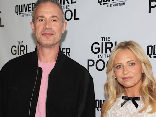 Sarah Michelle Gellar Wore a Sheer Lace Minidress for a Rare Date Night With Freddie Prinze Jr.