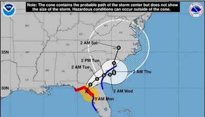 Tropical Storm Debby makes landfall as a Category 1 storm. What’s the Georgia forecast?