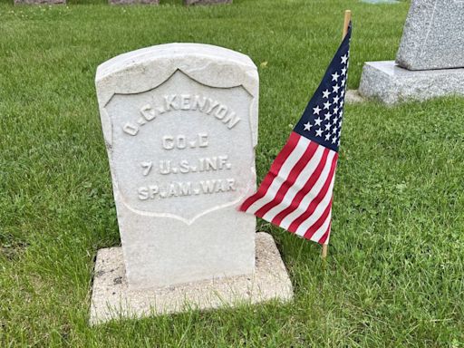 Veterans in Geneva put American flags on graves of those who served their country in the military