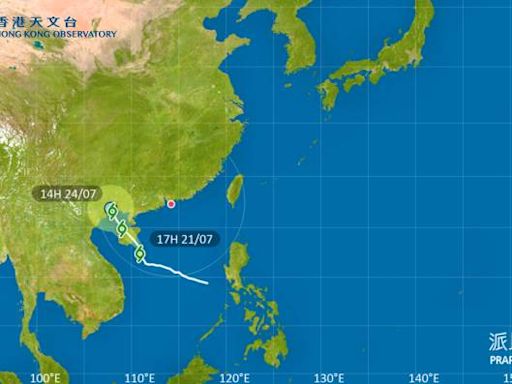 颱風派比安2024｜最新動態、颱風路徑及風力預測