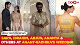 Sara Ali Khan, Arjun Kapoor, Ananya Panday pose at Anant Ambani-Radhika Merchant's Wedding