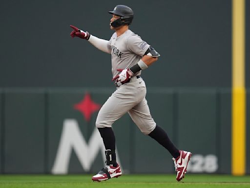 Red-hot Aaron Judge hits towering home run as Yankees blank Twins, take series