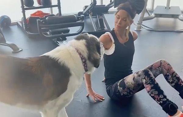 Kate Beckinsale Hits the Gym With a Dog After Hospitalization: ‘Fitness Used to Be My Passion’