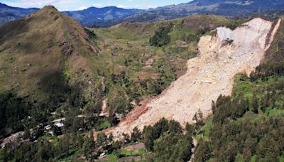 Drone footage shows scale of destruction in Papua New Guinea landslide