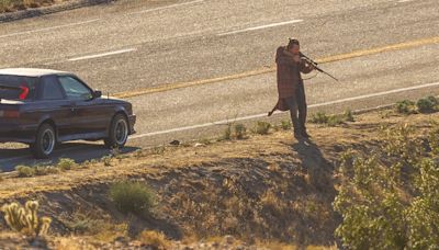 Leonardo DiCaprio spotted filming Paul Thomas Anderson's new film in Borrego Springs