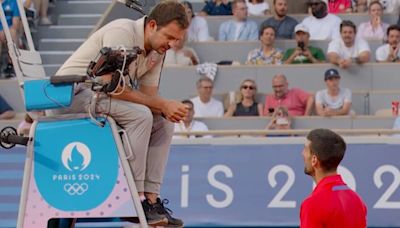 Novak Djokovic booed and told off by umpire in furious Olympics outburst