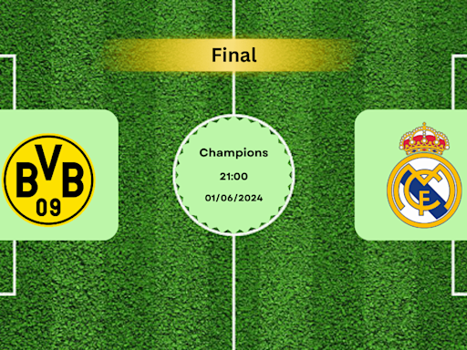 Pronóstico Borussia Dortmund vs Real Madrid 01/06 Champions
