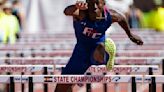 Fountain-Fort Carson’s Kyler Lewis wins by fraction of second in 110 hurdles, also wins 300