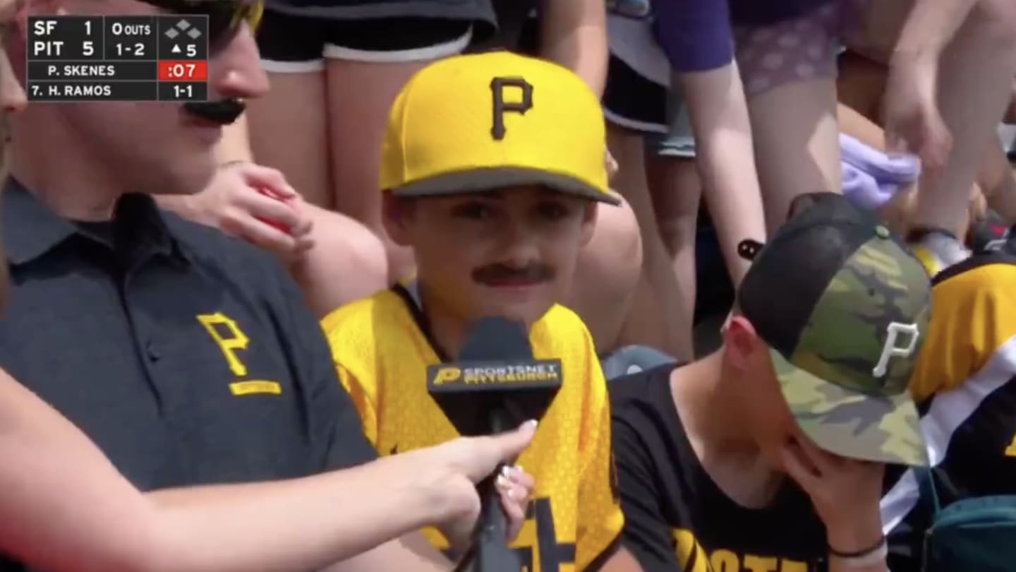 Young Pirates Fans Excited About Paul Skenes' Mustache and Livvy Dunne