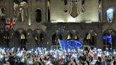 Protests continue overnight in Tbilisi ahead of final vote on foreign agents bill