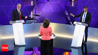 'Are you two best we've got?': Voter frustration, scandal dominate final debate between Sunak & Starmer - Times of India