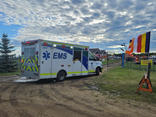 Beyond Local: BREAKING: Dozens of emergency vehicles respond after tent collapses Meditation Centre north of Edmonton