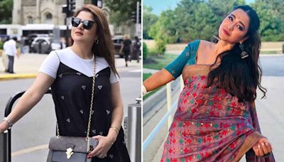 Tollywood celebs in the US: Srabanti Chatterjee and Sohini Sarkar up their glamour quotient