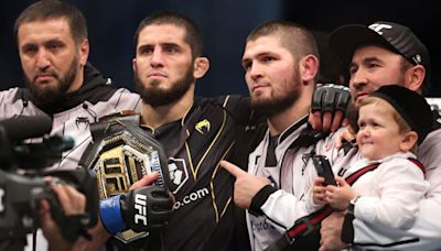 UFC 302: Khabib Nurmagomedov back in Islam Makhachev's corner for title defense vs. Dustin Poirier