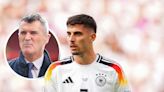 Kai Havertz 'should have done better': Roy Keane criticises the Arsenal striker for his first half for Germany against Spain, with Ian Wright suggesting another striker is needed